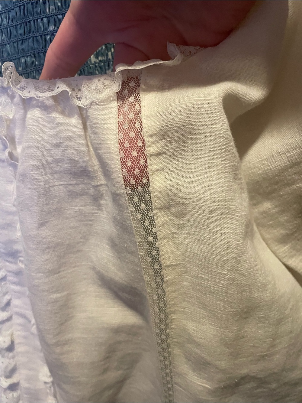Sezane Frances Blouse in Ecru Size 8/Fr 40 - Picture 13 of 13